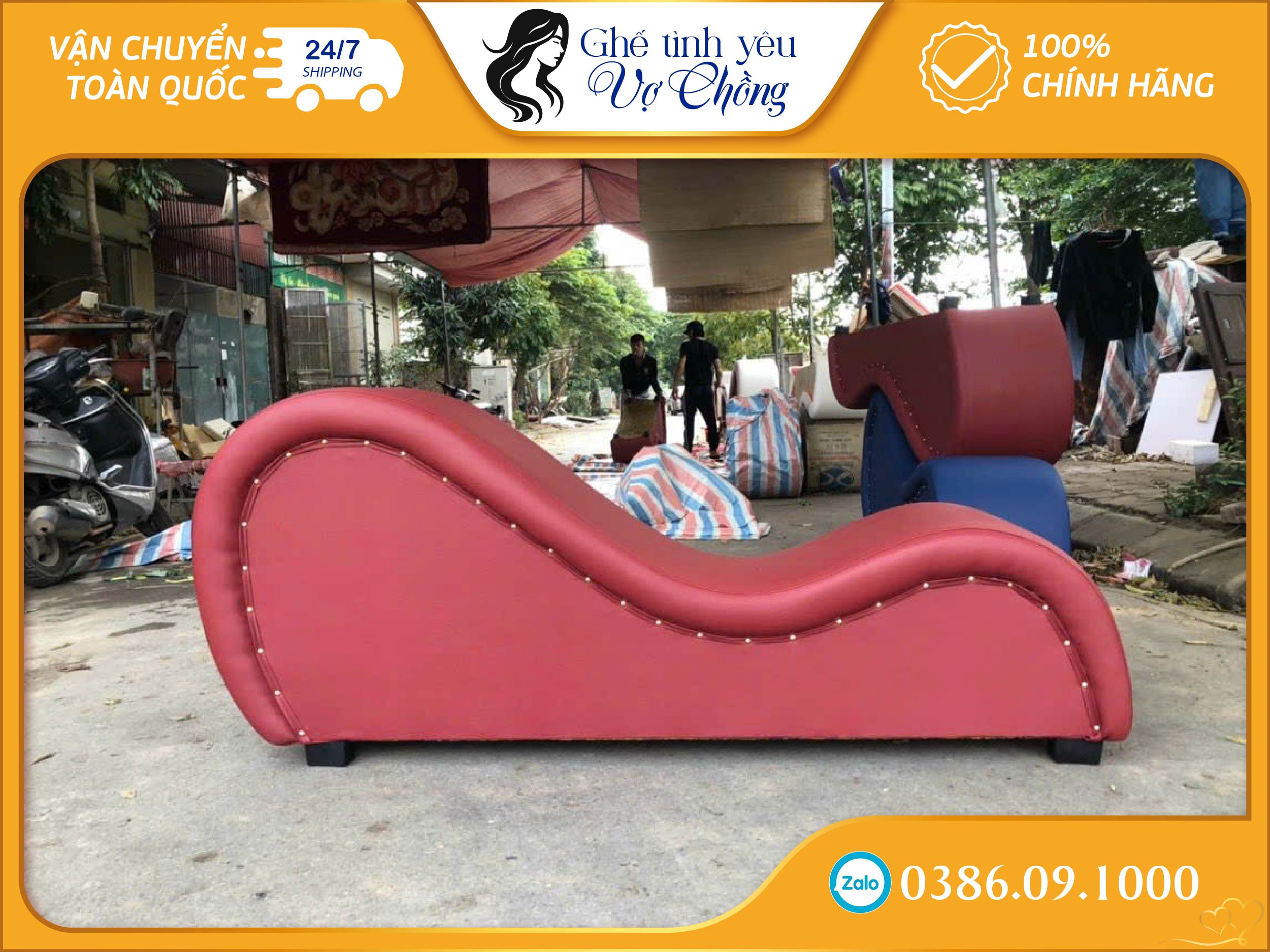 Ghế sofa tình yêu được cấu tạo như nào 